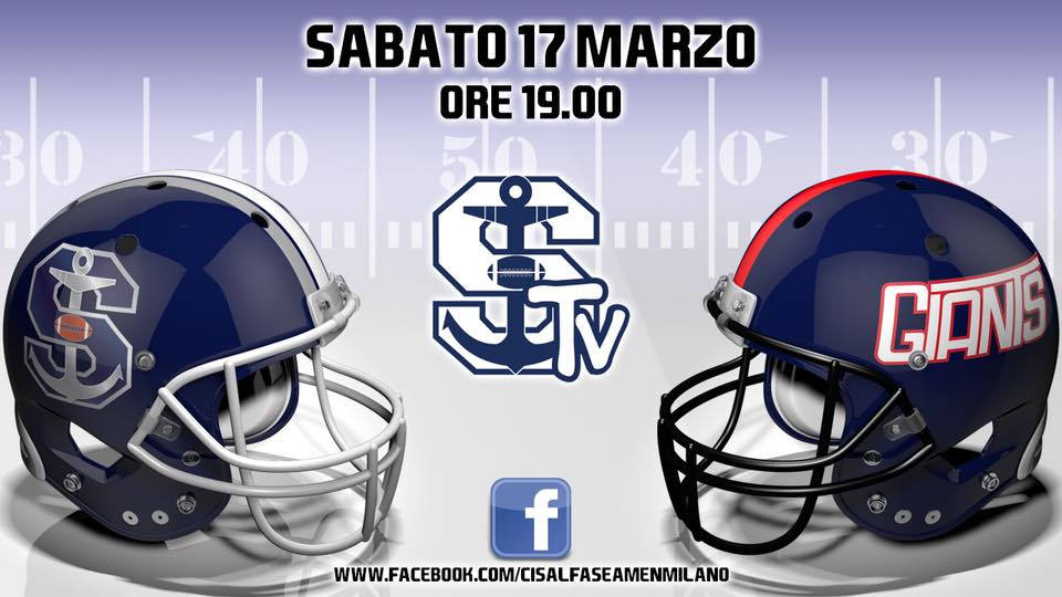 Seamen Giants 17 marzo ore 19.00